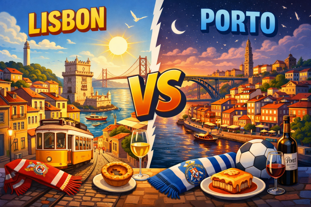 Lisboa vs Porto: Hvilken by bør du velge?